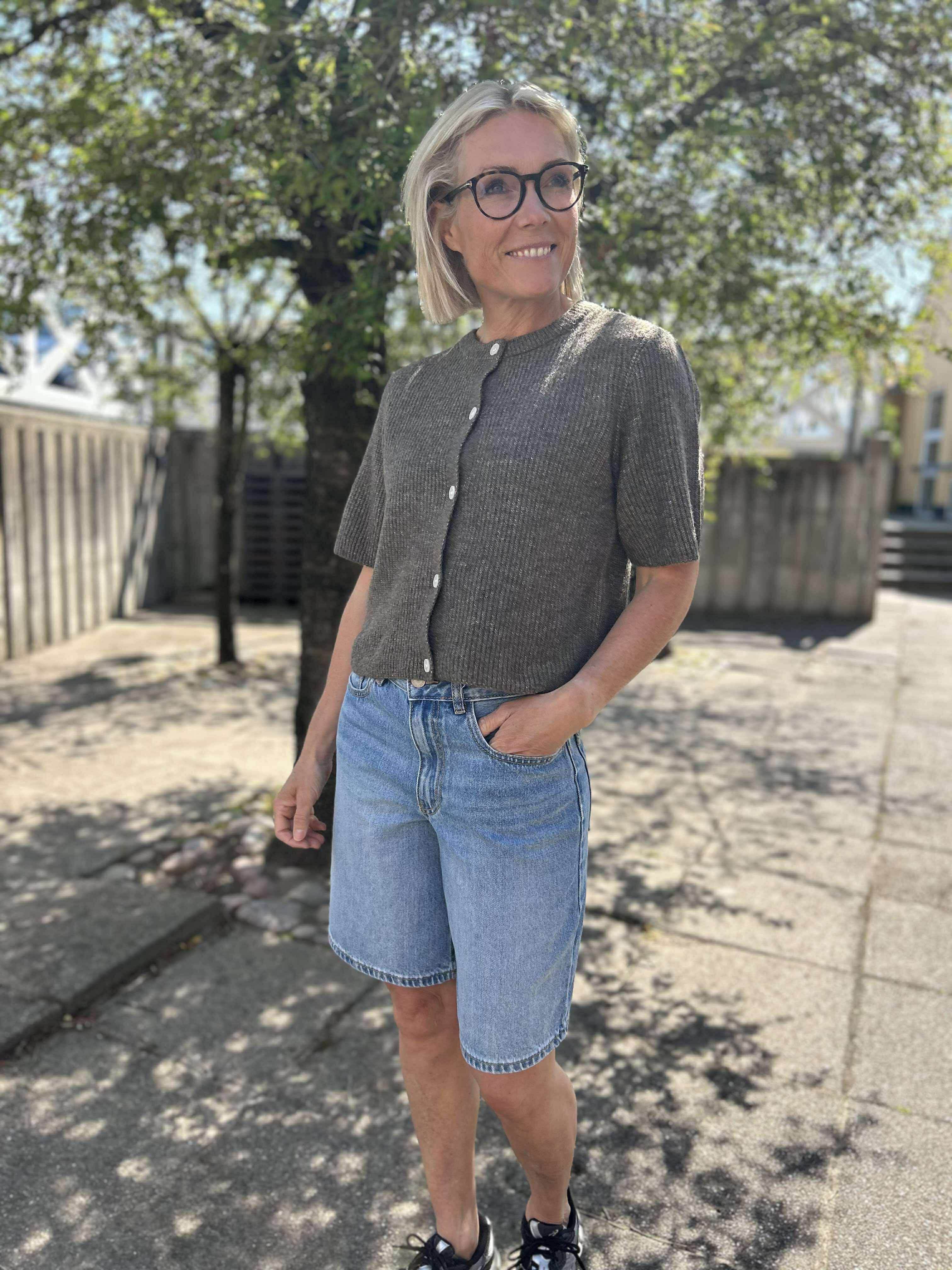 PCSILLY Knit Cardigan - Morel